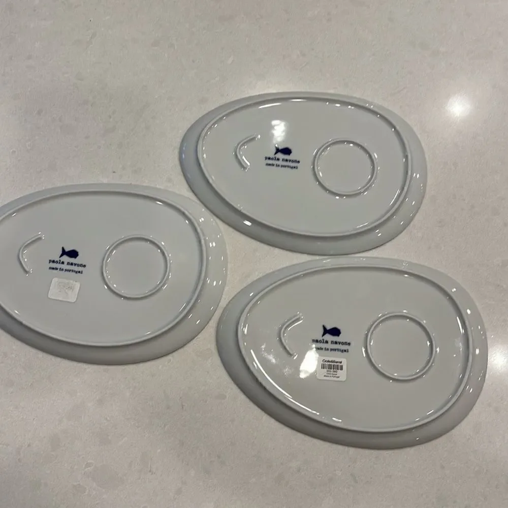 Crate&barrel Paola navone 3 plates, excellent condition. Great pieces.